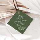 Search for olive branch wedding favour tags Modern