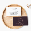 Search for plum business cards Elegant