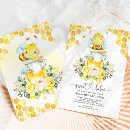 Search for honey gold invitations Bee