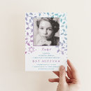 Search for watercolor bar bat mitzvah invitations Unique
