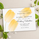 Search for yellow tulip wedding invitations Elegant