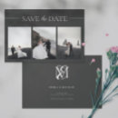 Search for fall wedding save the dates Black and white