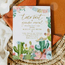 Search for cactus gender reveal invitations He or she