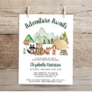Search for rustic woodland animals baby shower invitations Mountain
