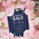 Search for peony baby shower invitations Watercolor floral