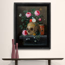Search for skull and roses posters Black