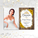 Search for country quinceanera invitations Sunflowers