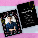 Search for stars graduation invitations announcements Simple