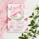 Search for watermelon baby shower invitations Watercolor