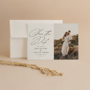 Search for black and white wedding save the dates Typography