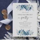 Search for blue flowers invitations Blue and white