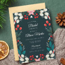 Search for teal christmas invitations Modern
