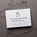 Search for toast wedding invitations Black and white