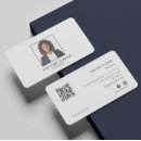 Search for headshot business cards Qr code
