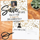 Search for photo graduation save the dates Black and white
