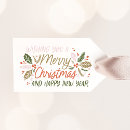 Search for vintage christmas gift tags Holly