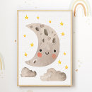 Search for moon and star nursery decor Baby shower