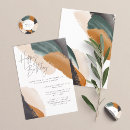 Search for abstract watercolor invitations Green