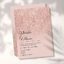 Search for ombre wedding invitations sparkles
