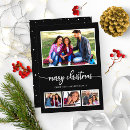 Search for black christmas invitations Elegant