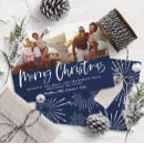 Search for blue and white christmas cards Script