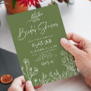 Search for olive branch bridal shower invitations Modern