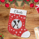 Search for dog lover christmas stockings Snowflakes