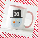 Search for cute smiling snowman mugs Happy