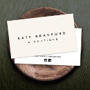 Search for plain cream business cards Minimal