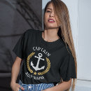 Search for nautical womens tshirts Anchor