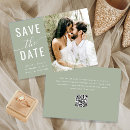 Search for simple rustic save the dates Qr code