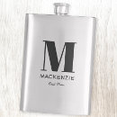 Search for groomsmen flasks Initial