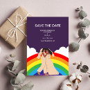 Search for gay rainbow save the dates Mrs and mrs