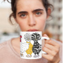 Search for cartoon chicken mugs Humour