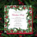 Search for gathering seasonal invitations Holly