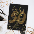 Search for gold and black 50th anniversary invitations Fifty