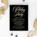 Search for black gold cocktail party invitations Company