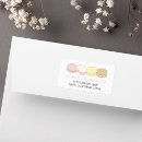 Search for french macarons return address labels Girly