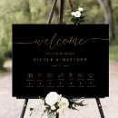 Search for black and gold wedding signs Elegant