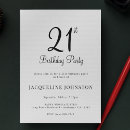 Search for calligraphy 21st birthday invitations Typography