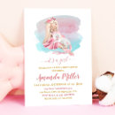 Search for unicorn princess baby shower invitations Pink