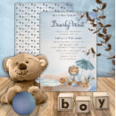 Search for blue umbrella invitations We can bearly wait