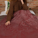 Search for red leaf blankets Floral pattern