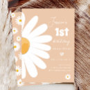 Search for daisy party invitations Boho floral party