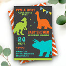 Search for dinosaur silhouettes invitations Jurassic