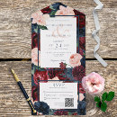 Search for burgundy and peach invitations Elegant