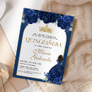 Search for blue gold quinceanera invitations Mis quince anos