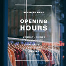 Search for hours business signs Modern