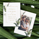 Search for tropical foliage wedding invitations Modern