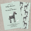 Search for zebra baby shower invitations Safari